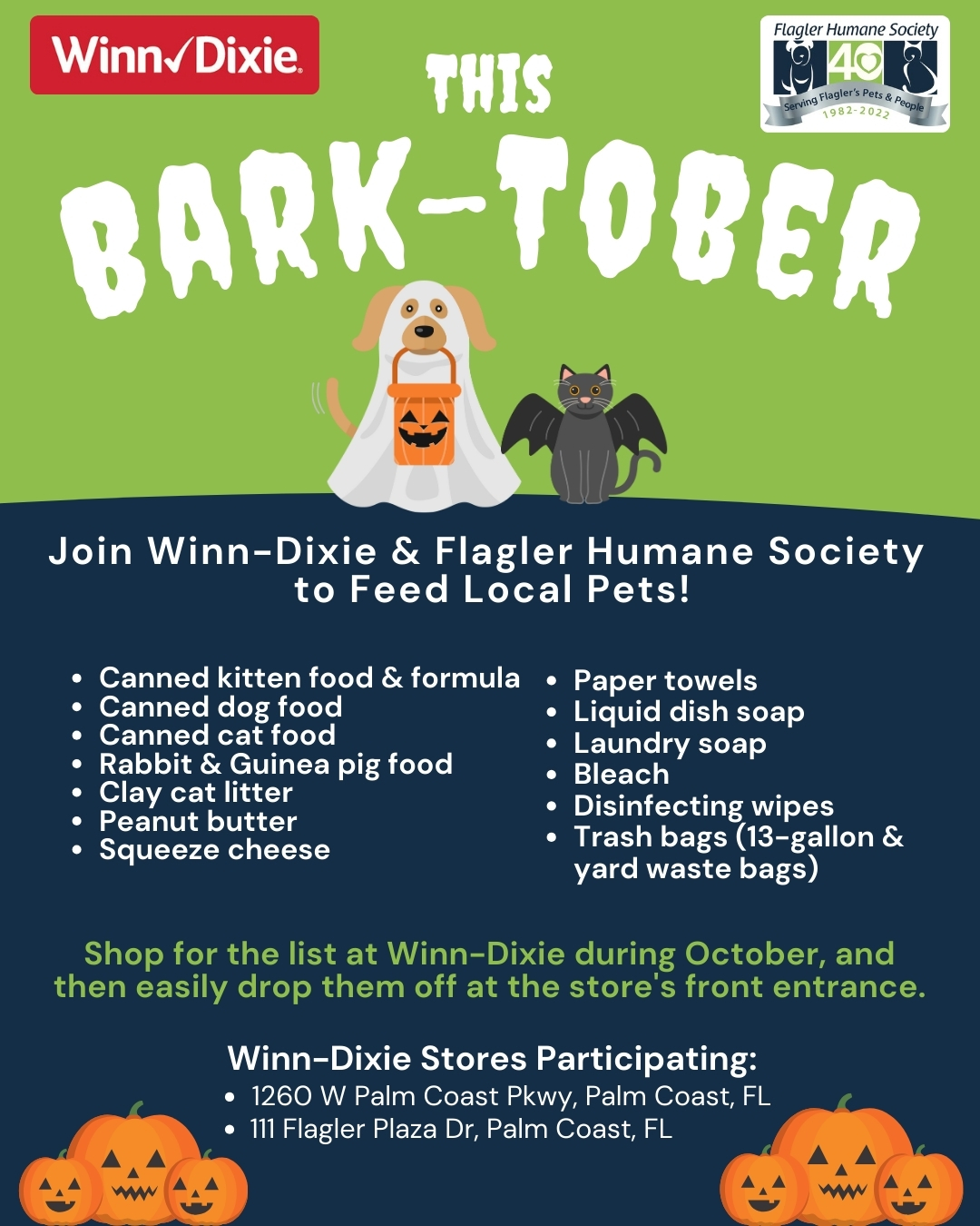 Winn-Dixie & Flagler Humane Society Present: Bark-Tober!