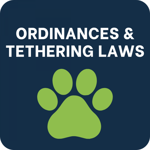 ORDINANCES & TETHERING LAWS BUTTON