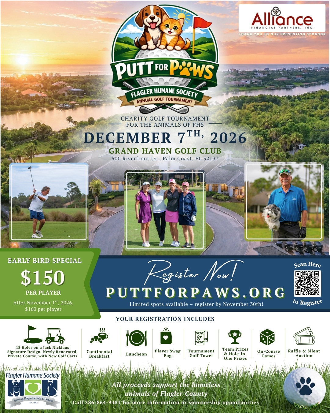 2026 Putt for Paws Flyer
